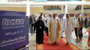 بالصور | سمو الشيخ حشر بن مكتوم آل مكتوم يفتتح معرض ومؤتمر دبي الدولي للإغاثة والتطوير