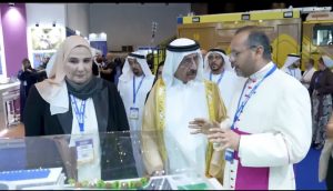بالصور | سمو الشيخ حشر بن مكتوم آل مكتوم يفتتح معرض ومؤتمر دبي الدولي للإغاثة والتطوير