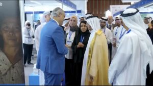 بالصور | سمو الشيخ حشر بن مكتوم آل مكتوم يفتتح معرض ومؤتمر دبي الدولي للإغاثة والتطوير