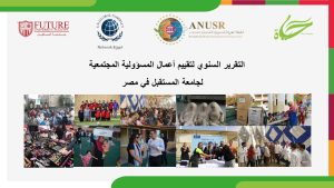 التقرير السنوي لتقييم أعمال المسؤولية المجتمعية لجامعة المستقبل