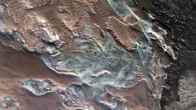 اكتشاف نهر جليدي في المريخ