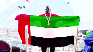 محمد عمر يفوز بذهبيتي المطرقة في مونديال بولندا