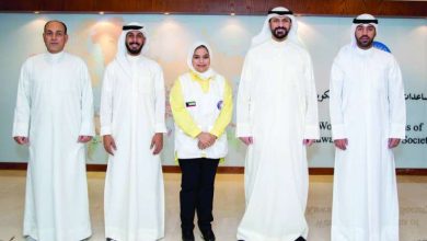 جانب من مشاركة فريق الخليج