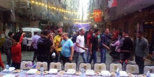 شاهد .. حفل إفطار جماعي لأهالي فيصل