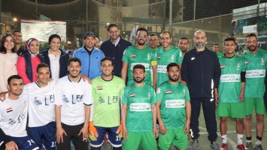 وزير الشباب والرياضة يحضر منافسات اليوم الثانى من بطولة المجتمع المدني لكرة القدم | صور