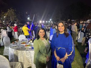 د.راندا رزق مع نعيمة القصير ممثل منظمة الصحة العالمية فى مصر