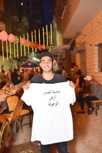 أهالي منشية الصدر ينظمون أطول إفطار شعبي بشارع واحد « 1000متر» تحت شعار «أرض الخير»