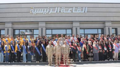 طلاب جامعة المستقبل يشاركون فى الزيارات الميدانية لعدد من المشروعات القومية والوحدات العسكرية