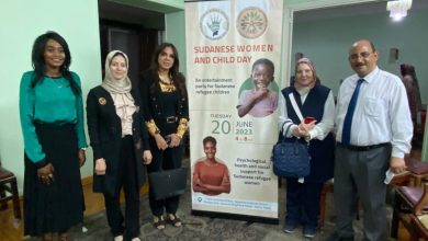 المركز الافريقي للأبحاث والدراسات الاستراتيجية (ACRESS) بالقاهرة يستضيف أسر وأطفال الناجين من الحرب في السودان