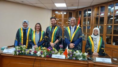 مذيع بحريني يحصل على الدكتوراه من جامعة عين شمس