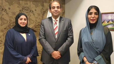 القائم بأعمال شؤون الطلاب الوافدين يستقبل المستشار الثقافي البحريني لبحث عدد من الملفات