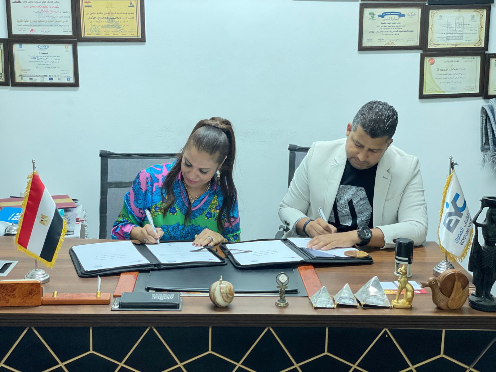 مجلس الشباب المصري يوقع بروتوكول تعاون مع المجلس العربي للمسؤولية المجتمعية