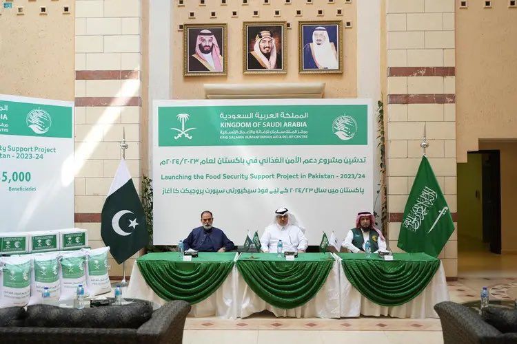 مركز الملك سلمان للإغاثة يدشن مشروع دعم الأمن الغذائي في باكستان