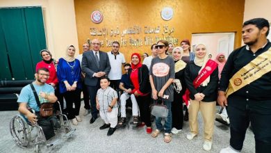 "ذوي الإعاقة" بجامعة المنصورة يطلق مبادرة "دائما معاك" لدعم الطلاب
