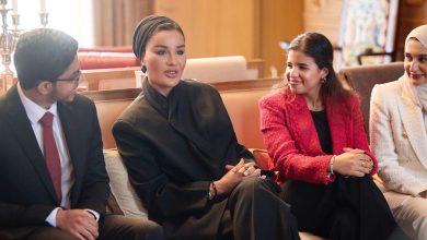 قطر: الشيخة موزا تلتقي خريجي مؤسسة قطر المقيمين في الولايات المتحدة الأمريكية