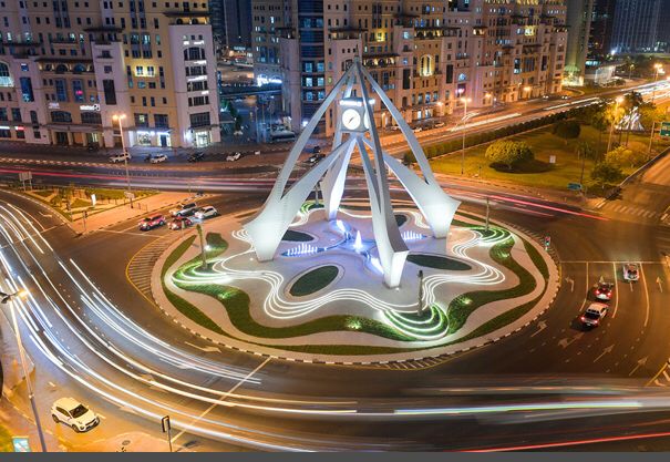 الإمارات: بلدية دبي تنتهي من إنجاز مشروع "دوار الساعة" 1 الإمارات: بلدية دبي تنتهي من إنجاز مشروع "دوار الساعة"