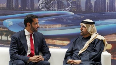 وزير الثقافة والشباب الإماراتي يزور جناح مؤسسة محمد بن راشد آل مكتوم للمعرفة في ‎معرض فرانكفورت الدولي للكتاب