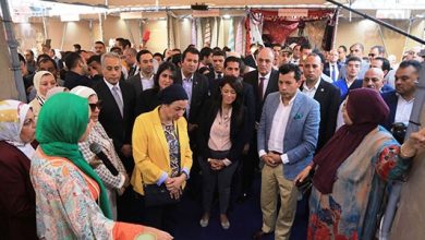 وزير الشباب والرياضة يفتتح معرض "بيزنس يا شباب" باستاد القاهرة الدولى