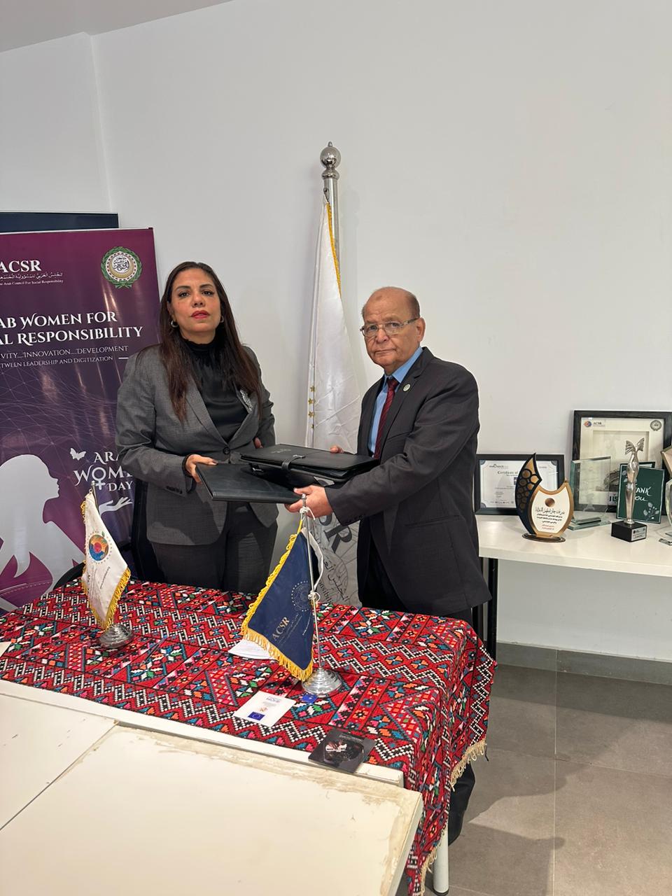 المجلس العربي يوقع بروتوكول تعاون مع جمعية العلاقات العامة العربية