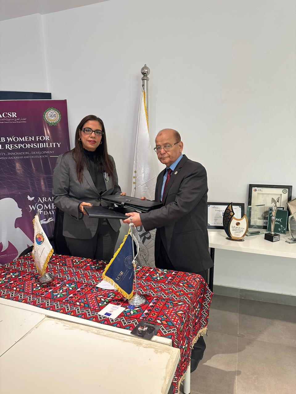 المجلس العربي يوقع بروتوكول تعاون مع جمعية العلاقات العامة العربية