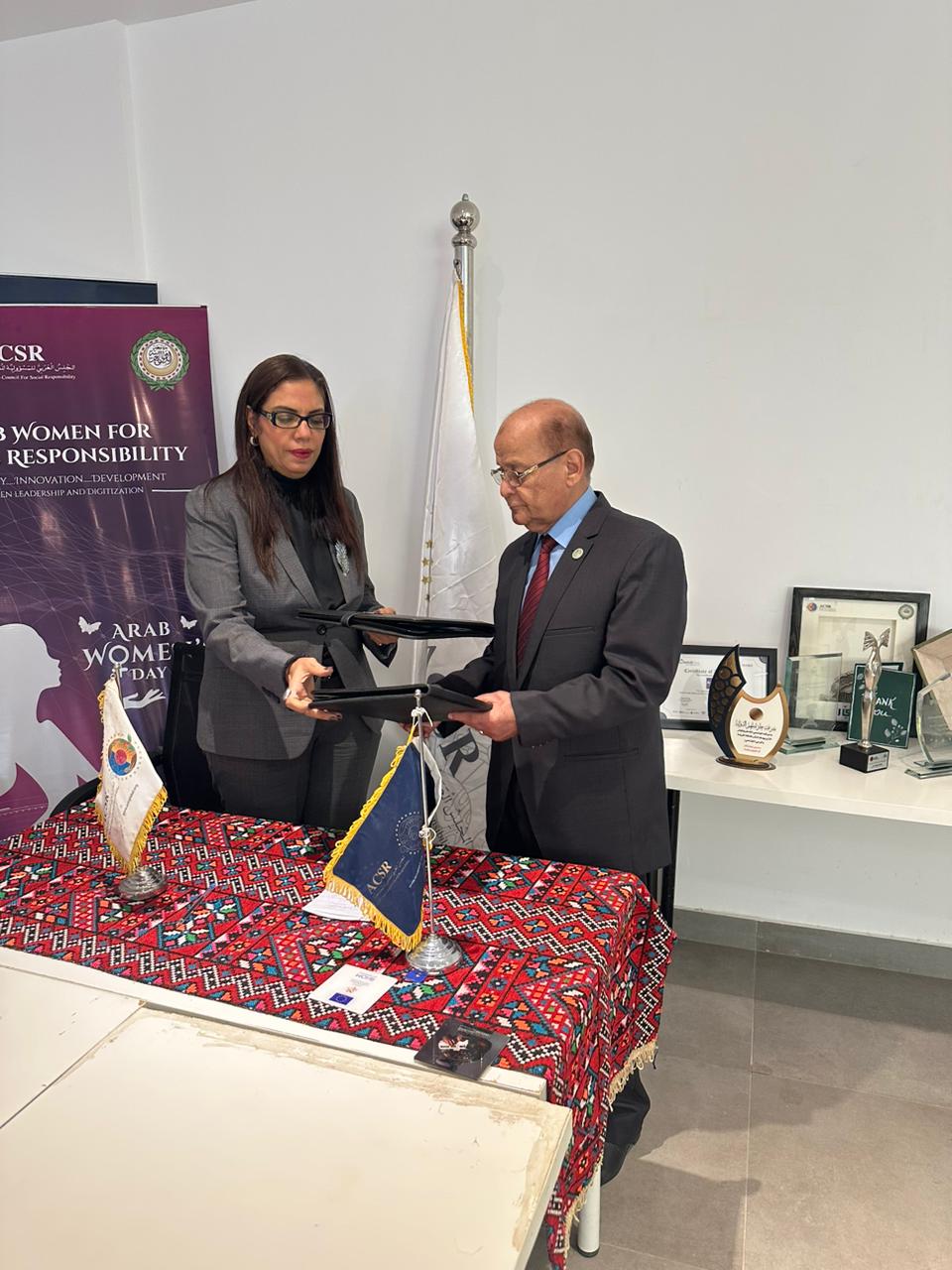 المجلس العربي يوقع بروتوكول تعاون مع جمعية العلاقات العامة العربية