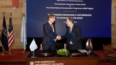 الجامعة الأمريكية والأمم المتحدة الإنمائي يوقعان مذكرة تفاهم لتعزيز أهداف التنمية المستدامة بمصر