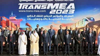 وزير النقل يفتتح معرض النقل الذكي والبنية التحتية