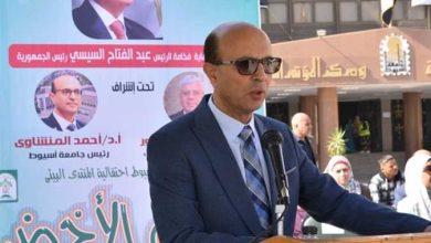 رئيس جامعة أسيوط يفتتح فعاليات المنتدى البيئي الثاني COP28-ASSUIT