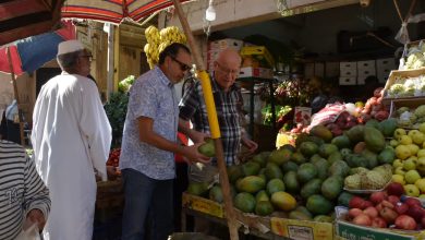 بالصور| مبعوث الرئيس الروسي يتجول في سوق سليمان جوهر بالدقي