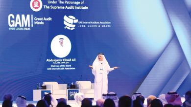 1300 خبير يبحثون الاستدامة والحلول الرقمية في مؤتمر التدقيق الداخلي بأبوظبي