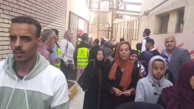 توافد نسائي مكثف على اللجان الانتخابية فى الحوامدية