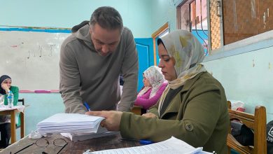 النجم حازم إمام يدلى بصوته فى العجوزة.. ويوجه رسالة خاصة للشباب