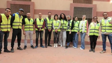 موظفو شركة دي دي مصر يتعاونون مع مؤسسة مصر الخير في تعبئة وتغليف المساعدات الإنسانية للأسر الأولي بالرعاية