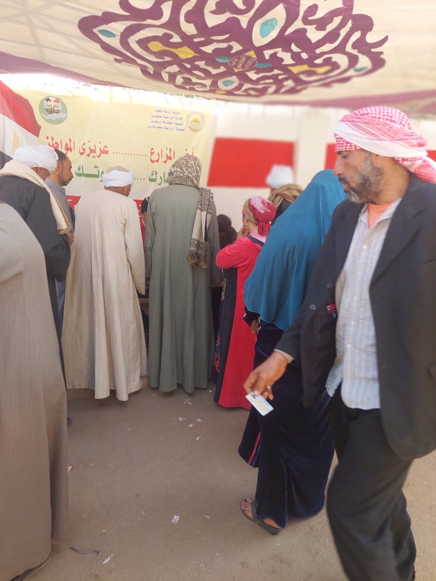 خاص بالصور| توافد أهالي طامية وسنورس بالفيوم للإدلاء بأصواتهم في الانتخابات الرئاسية