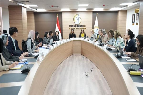 وفد الوكالة الكورية للتعاون الدولي يزور المجلس القومى للمرأة 1 وفد الوكالة الكورية للتعاون الدولي يزور المجلس القومى للمرأة