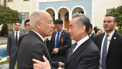 أبو الغيط يستقبل وانج يي وزير خارجية الصين 