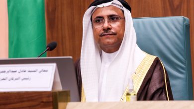 "العسومي" يدعو الشبكة إلى إنشاء لجنة خاصة بفلسطين لتنسيق الجهود البرلمانية في مواجهة جرائم الاحتلال