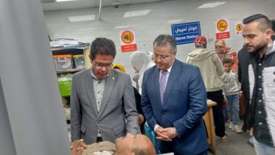 رئيس جامعة بنها يتفقد الخدمة الطبية بالمستشفى الجامعى