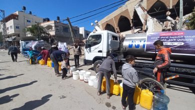 الجمعية الخيرية لدعم الأسرة الفلسطينية: مشروع توريد وتوزيع صهاريج مياه صحية في المناطق المتضررة في شمال غزة لدعم الوضع الإنساني لفلسطين.