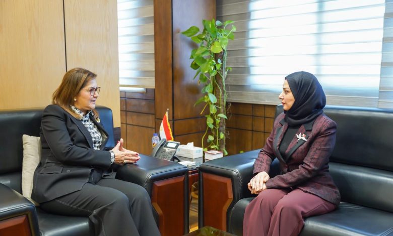 وزيرة التخطيط والتنمية الاقتصادية المصرية تستقبل سفيرة المملكة في القاهرة 1 وزيرة التخطيط والتنمية الاقتصادية المصرية تستقبل سفيرة المملكة في القاهرة