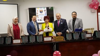 اختيار سيدة الأعمال "هدى يسى" الأم المثالية خلال احتفالية مديرية الطب البيطري بالشرقية