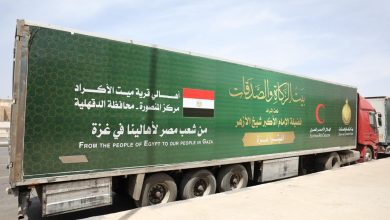 *بتوجيهات شيخ الأزهر.. انطلاق القافلة «السَّابعة» لبيت الزكاة والصدقات لإغاثة غزة*