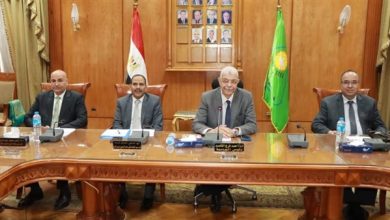 رئيس جامعة المنوفية يراس إجتماع لجنة المنشآت الجامعية لشهر أبريل  ترأس الدكتور أحمد القاصد رئيس جامعة المنوفية جلسة لجنة المنشآت الجامعية