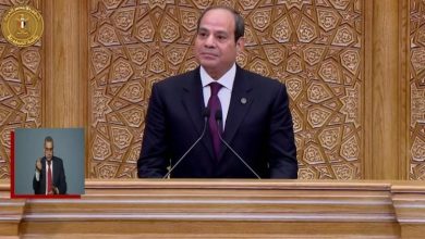 نص كلمة الرئيس السيسي في مراسم تنصيبه اليوم