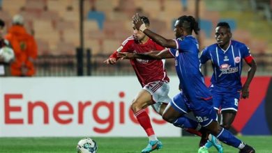 التعادل السلبي يحسم الشوط الأول بين الأهلي وسيمبا في دوري أبطال أفريقيا