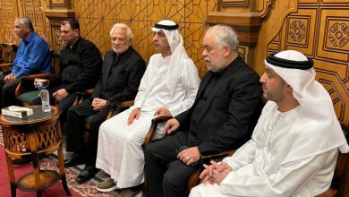 رئيس دائرة الثقافة بالشارقة ينقل تعازي حاكم الشارقة في وفاة الفنان المصري "السعدني"