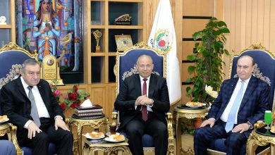 حضور الدكتور عصام شرف والفريق مهاب مميش انطلاق فعاليات مؤتمر الاقتصاد الأزرق " فرص للتنمية المستدامة" بجامعة المنصورة 