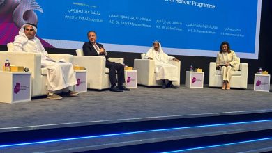 وزيرة الثقافة في كلمتها بالجلسة الافتتاحية لمعرِض أبوظبي للكتاب : اختيار مصر كأول دولة عربية "ضيف شرف" المعرِض يؤكد عمق الروابط بين البلدين 