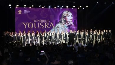 يسرا تتسلّم جائزة فخرية من مهرجان بيروت لسينما المرأة