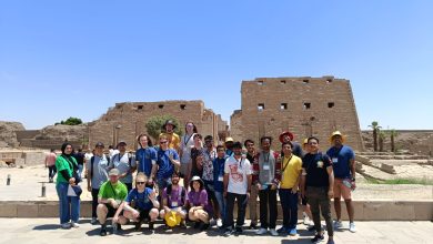 وزارة السياحة والآثار تنظم زيارة لمعبد الكرنك بالأقصر للمشاركين في المسابقة الدولية للبرمجة